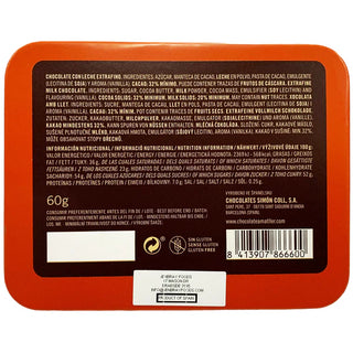 Chocolate - Con Leche Milk Chocolate Tin 60gm