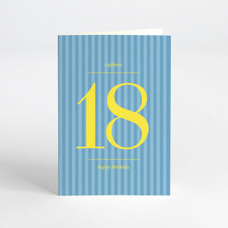 Card - 18th Birthday