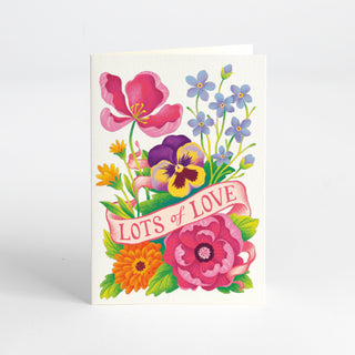 Card - Lots of Love (Floral)