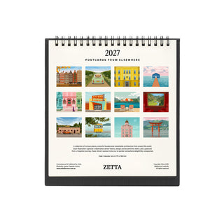 Postcards from Elsewhere 2027 Calendar