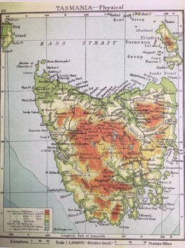 Print - Tasmania Map