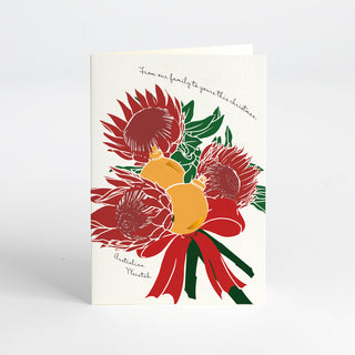 Christmas Card - Protea