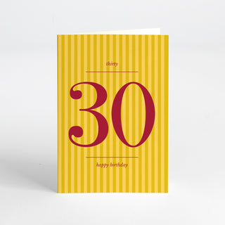 Card - 30th Birthday