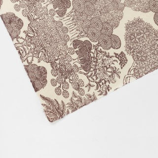 Handmade Paper - Shanghai Garden Brown Print