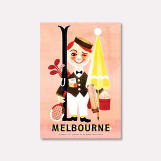 Postcard - Melbourne Man