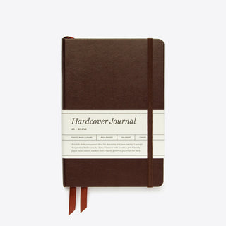 Blank Hardcover Elastic Journal