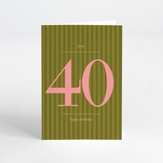 Card - 40th Birthday