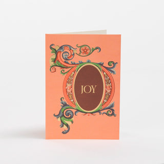 Christmas Card - Joy Pink