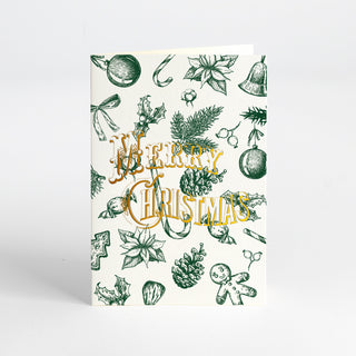 Christmas Card - Merry Christmas Pattern