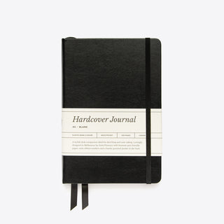 Blank Hardcover Elastic Journal