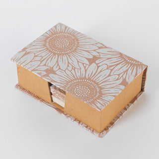 Handmade Box Card Set - Sunflower on Madder Root