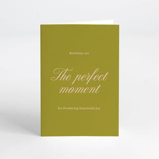 Card - The Perfect Moment