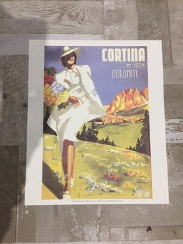 Print - Cortina  by Michele Ortino, 1938