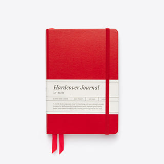 Blank Hardcover Elastic Journal