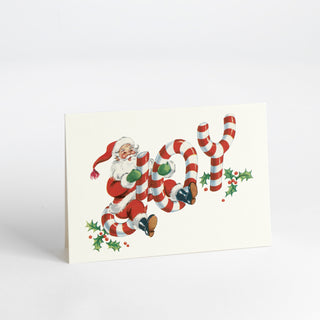 Christmas Card - Joy Santa Christmas