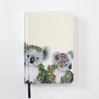 Hardcover Journal - Koala Family - Lined - A5