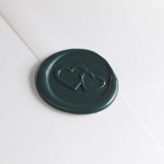 Wax Stamp - Double Heart