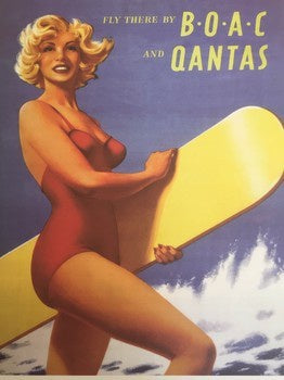 Print - Australia Surf Girl