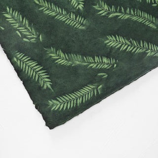 Handmade Paper - Fern Leaf on Green