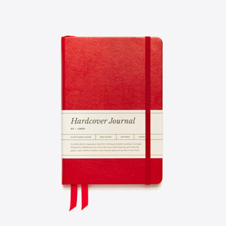 Lined Hardcover Elastic Journal