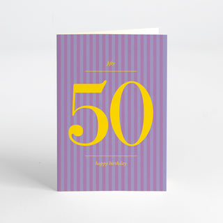 Card - 50th Birthday