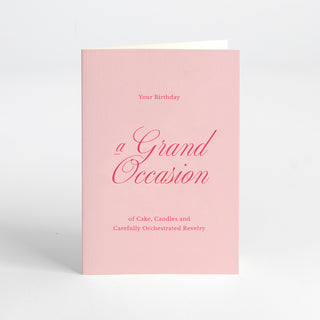 Card - A Grand Occasion