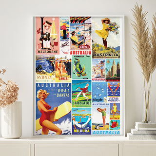 Decorative Poster - Australia Collage