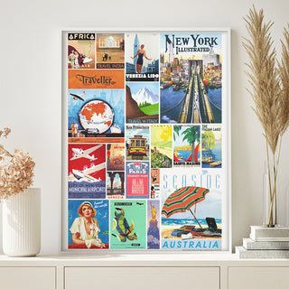 Decorative Poster - Travel Collage