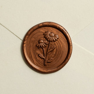 Wax Stamp - Daisies