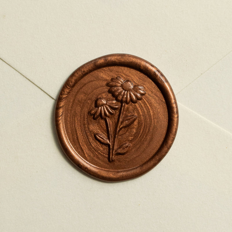Wax Stamp - Daisies