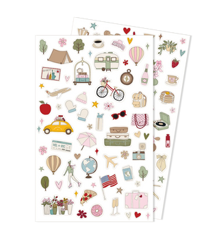 Illustrated Stickers - Daily Life