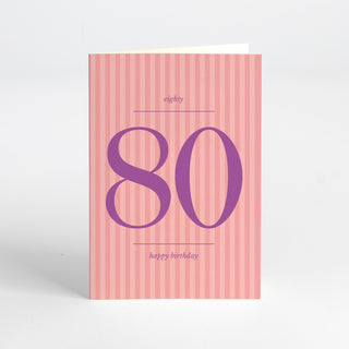 Card - 80th Birthday