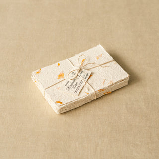 Handmade Paper Flat Card (Pack of 25)