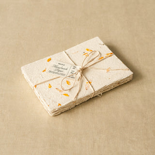 Handmade Paper Flat Card (Pack of 25)