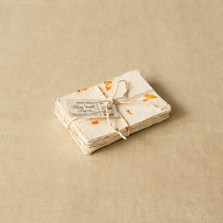 Handmade Paper Flat Card (Pack of 25)