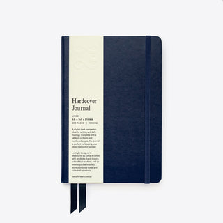 Lined Hardcover Elastic Journal - A5