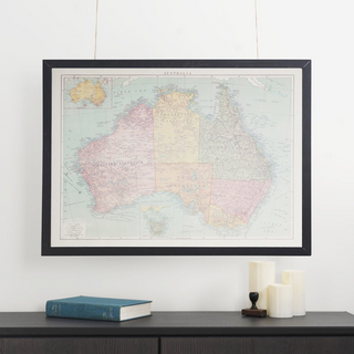 Australia Map XL Poster