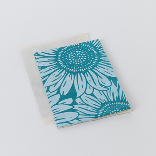 Handmade Box Card Set -  Sunflower On Indigo