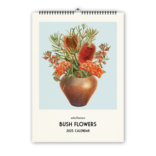 2025 Wall Calendar - Bush Flowers (Pre-Order)