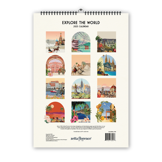 2025 Wall Calendar - Explore the World (Pre-Order)