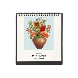 2025 Desk Calendar - Bush Flowers (Preorder)