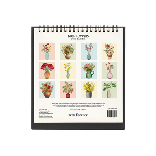 2025 Desk Calendar - Bush Flowers (Pre-Order)