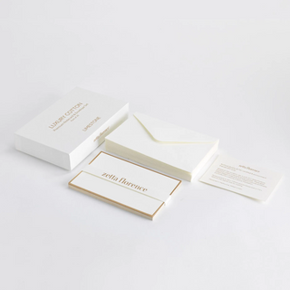 Notecard Set - Luxury Cotton - Pack of 20