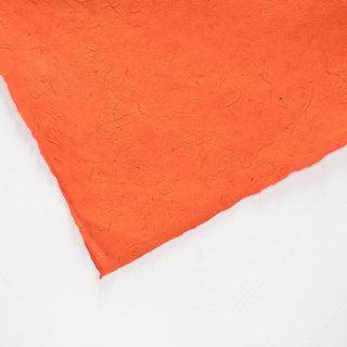 Handmade Paper - Tangerine Lokta