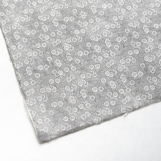 Handmade Paper - Black & White Little Daisy Print