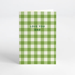 Card - Dad Gingham