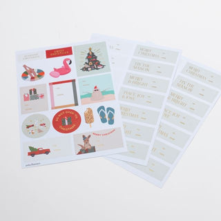 Stickers - Assorted Christmas - 3 sheets