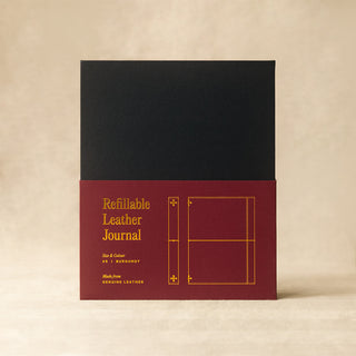 A5 Refillable Leather Journal