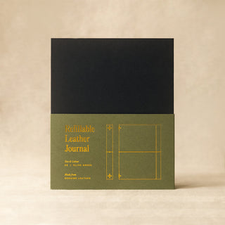 A5 Refillable Leather Journal