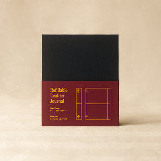 A6 Refillable Leather Journal